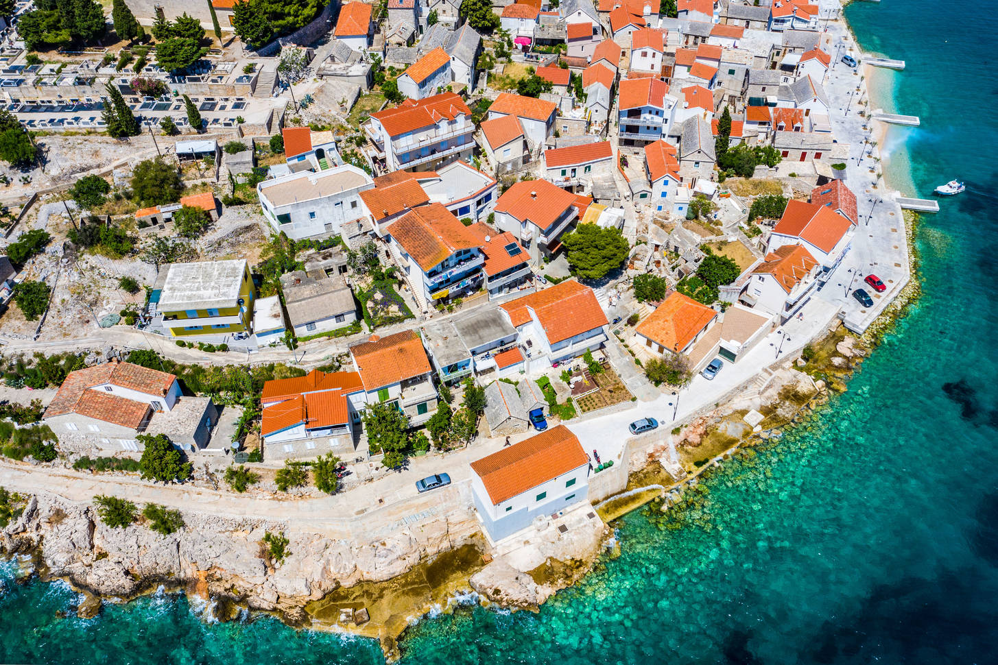 Primosten, Croatia: A stunning coastal town known for its picturesque old town and crystal-clear waters.