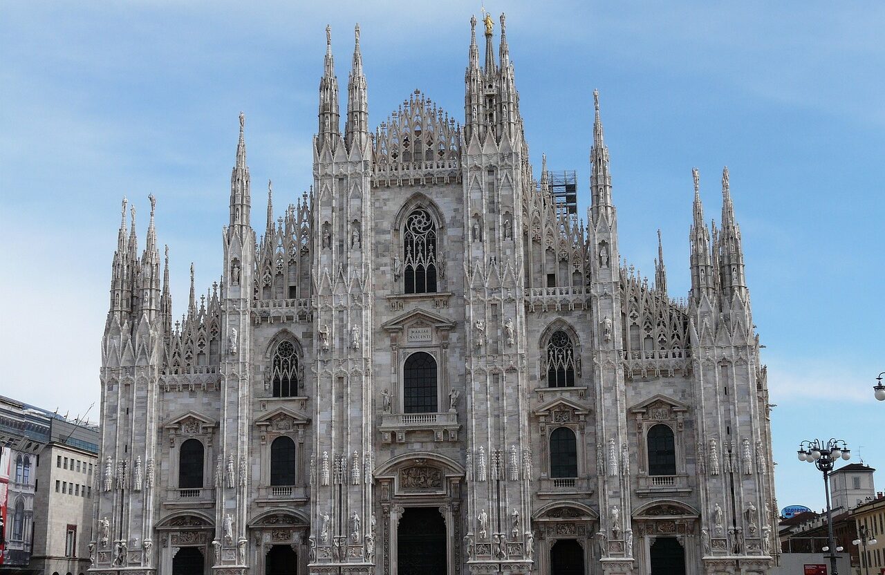 cathedral, milan, architecture, italy
