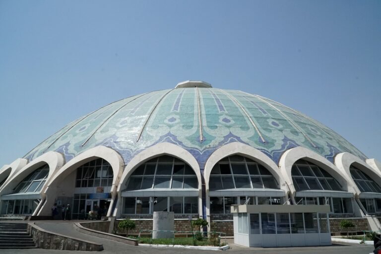 Chorsu Bazaar dome in Tashkent