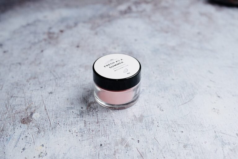 Skincare cream jar